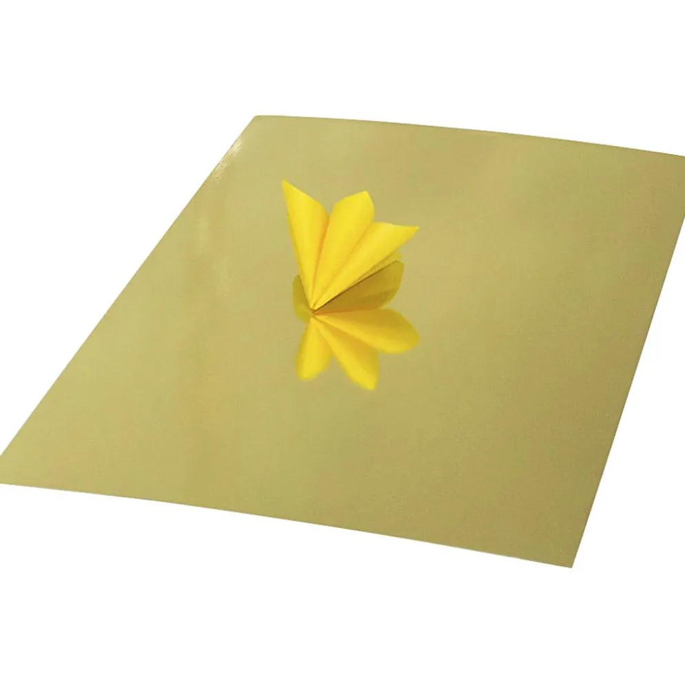 A4, ark 210x297 mm, 280 g, guld, 10 ark/ 1 förp.