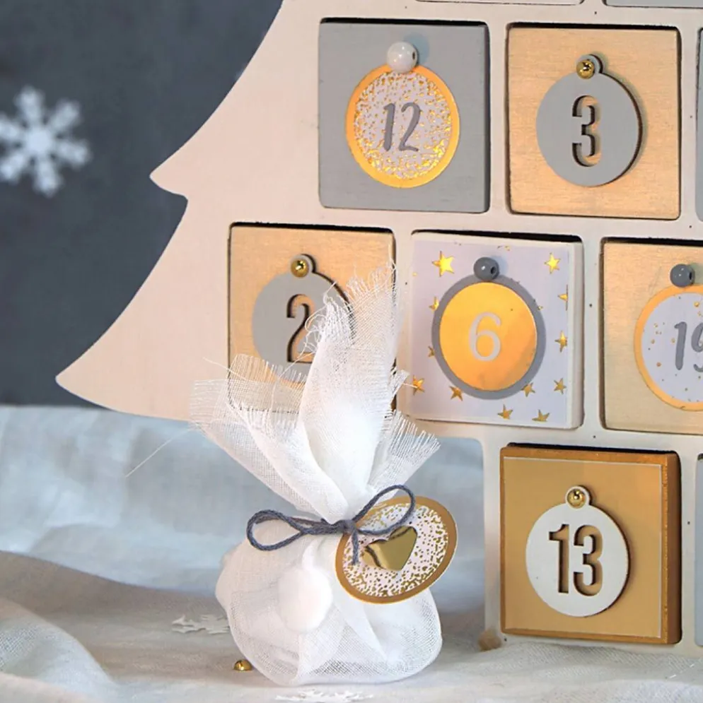 Adventskalender, stl. 45x43,5x6,5 cm, 1 st.