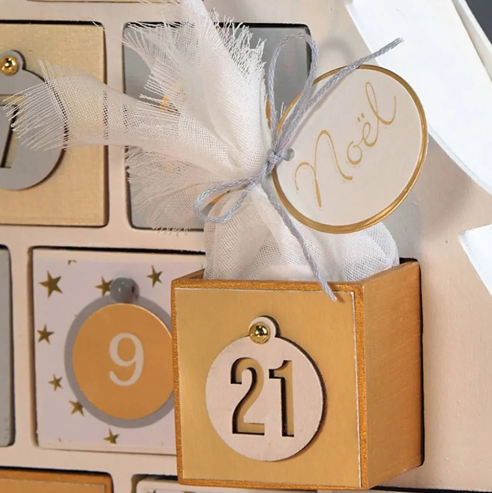 Adventskalender, stl. 45x43,5x6,5 cm, 1 st.
