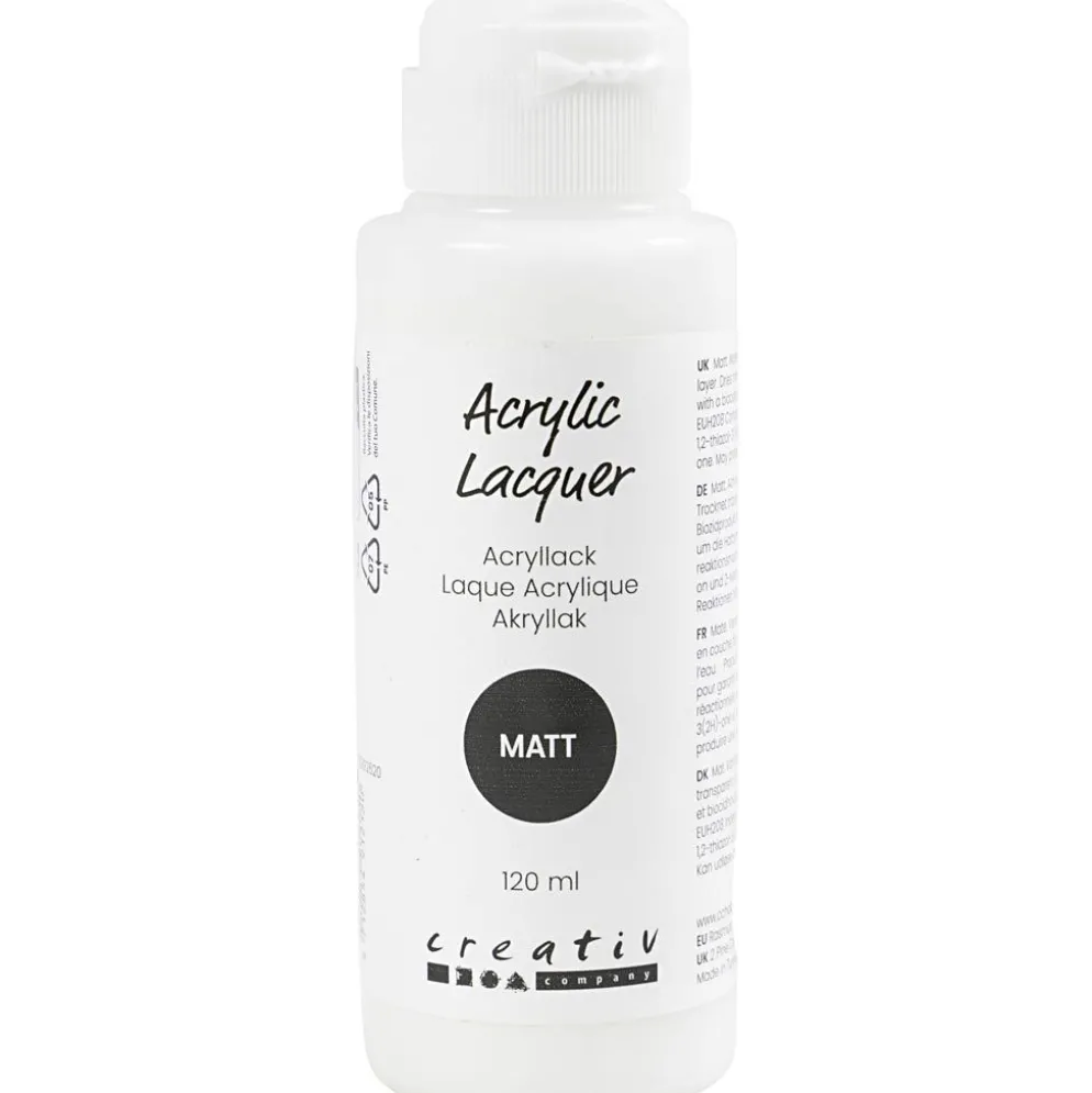 Akryllack, matt, 120 ml/ 1 flaska