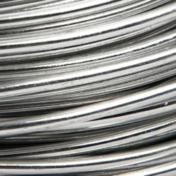 Aluminiumtråd, rund, tjocklek 3 mm, silver, 29 m/ 1 rl.