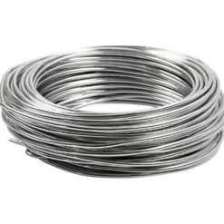 Aluminiumtråd, rund, tjocklek 3 mm, silver, 29 m/ 1 rl.