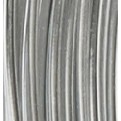 Aluminiumtråd, Rund, tjocklek 2 mm, silver, 10 m/ 1 rl.