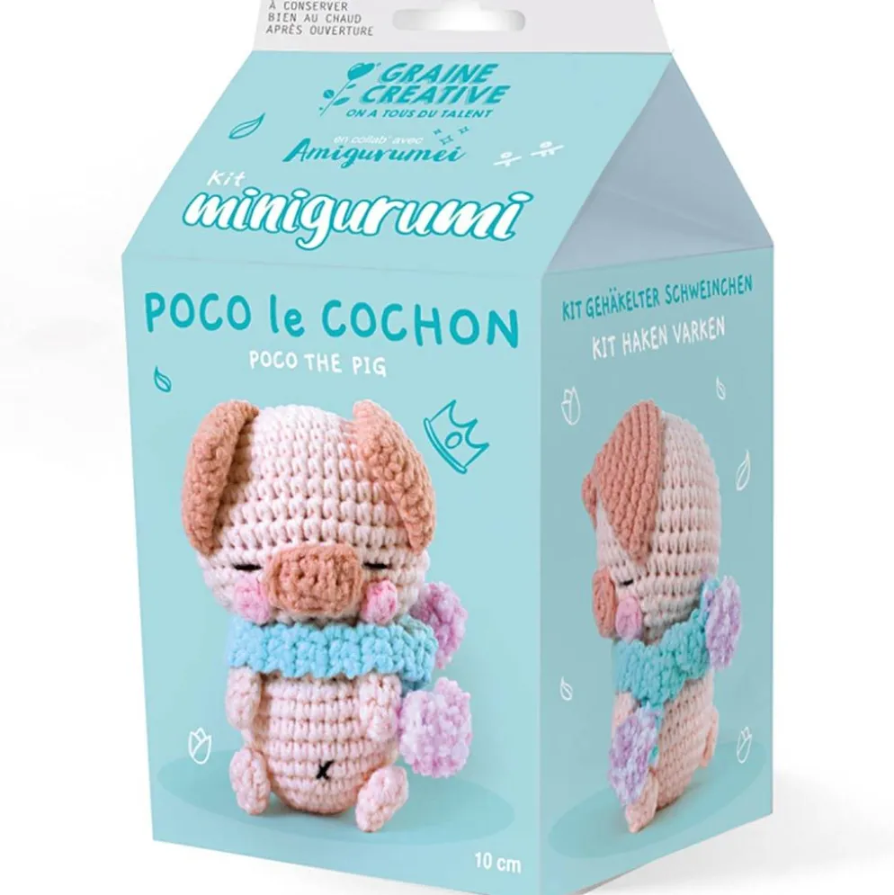 Amigurumi Virkningskit, Grisen Poco, 1 förp.