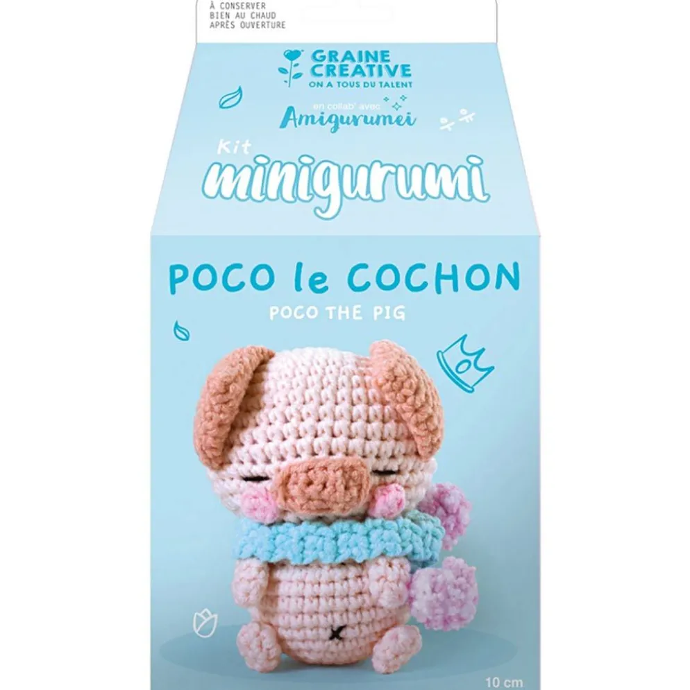 Amigurumi Virkningskit, Grisen Poco, 1 förp.