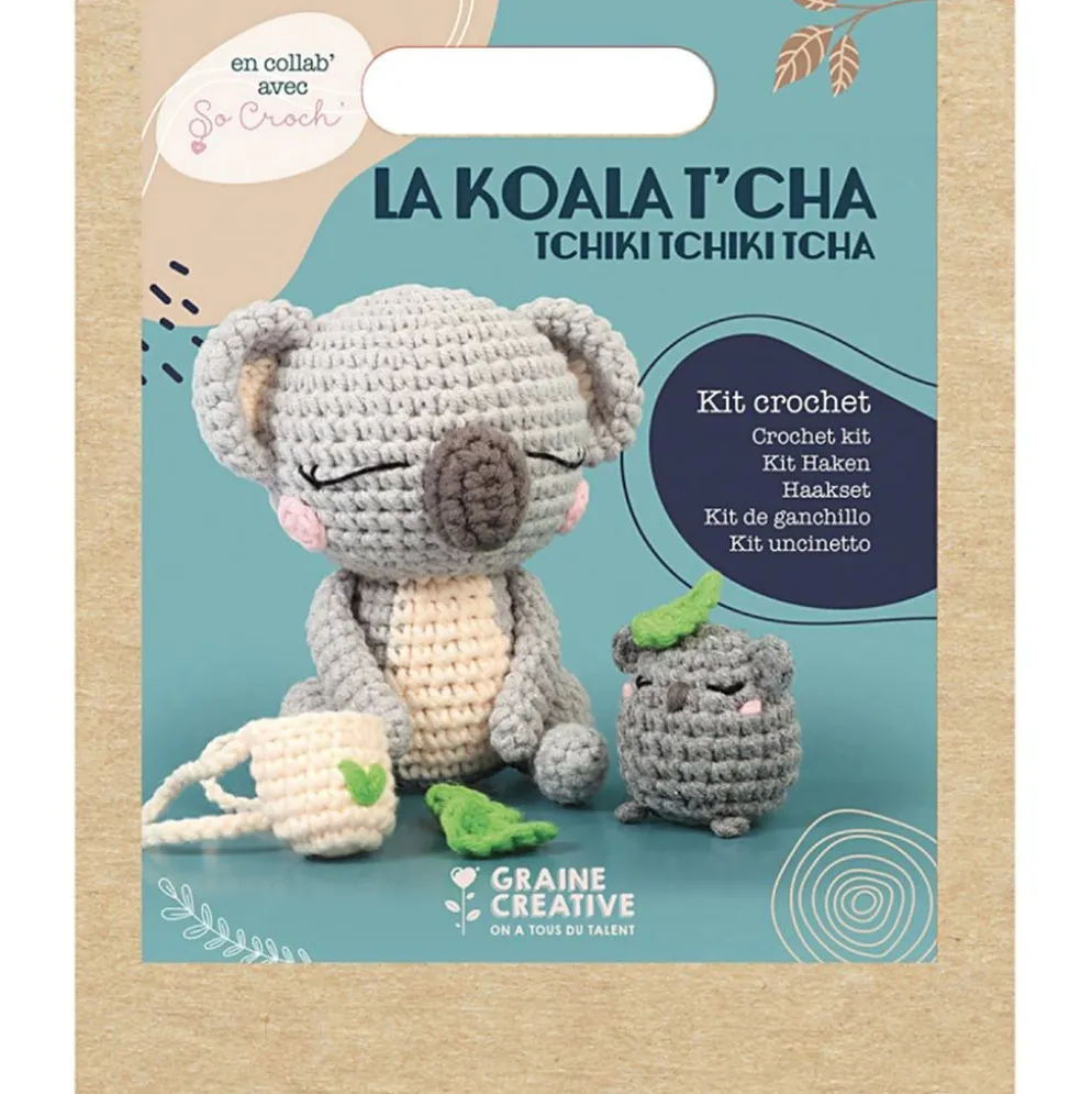Amigurumi Virkningskit, Koala, stl. 12.5 cm, 1 förp.