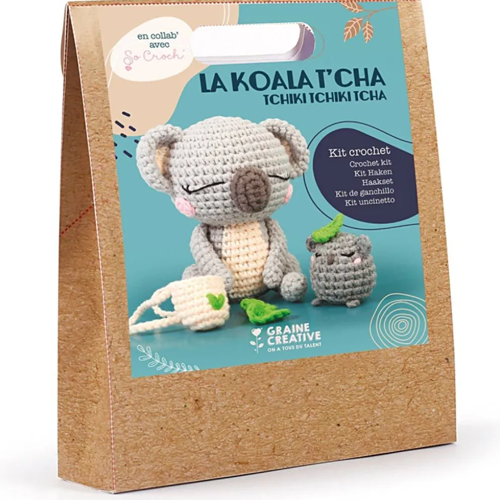 Amigurumi Virkningskit, Koala, stl. 12.5 cm, 1 förp.