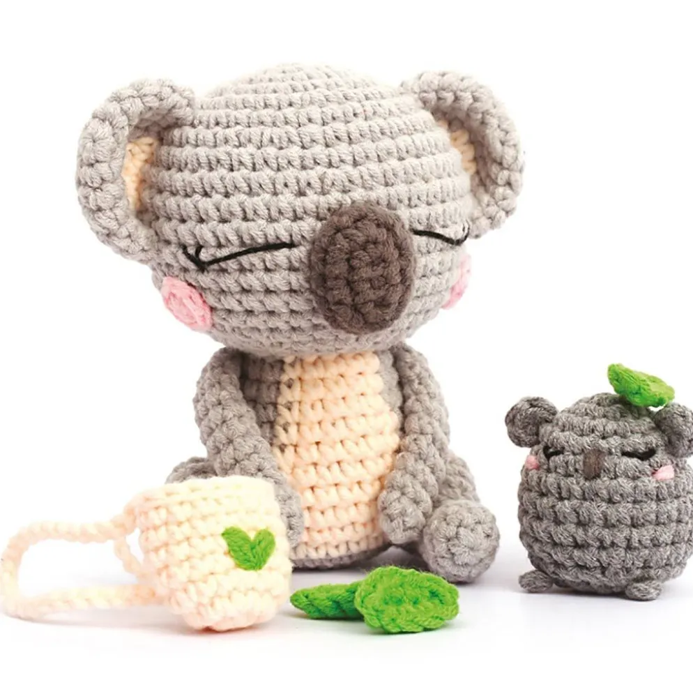 Amigurumi Virkningskit, Koala, stl. 12.5 cm, 1 förp.