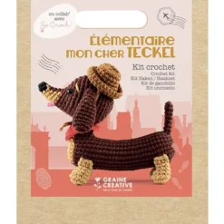Amigurumi Virkningskit, Tax, stl. 18 cm, 1 förp.