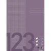A4, stl. 21x29,7 cm, Antal sidor 64, rutor 5 × 5 mm, 70 g, lila, 1 st.