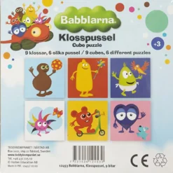 Babblarna Blockpussel, 6 st./ 1 förp.