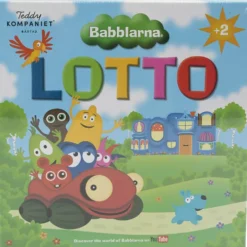 Babblarna Lotto, stl. 20x20 cm, DK,NO,SE,FI,DE,ENG, 36 brickor, 1 set