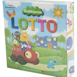 Babblarna Lotto, stl. 20x20 cm, DK,NO,SE,FI,DE,ENG, 36 brickor, 1 set