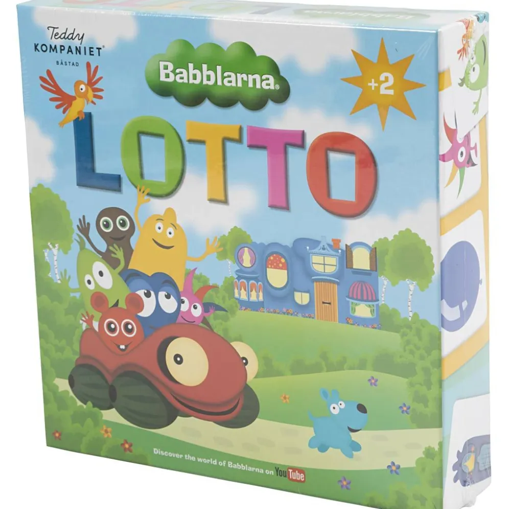 Babblarna Lotto, stl. 20x20 cm, DK,NO,SE,FI,DE,ENG, 36 brickor, 1 set