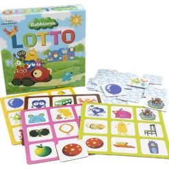 Babblarna Lotto, stl. 20x20 cm, DK,NO,SE,FI,DE,ENG, 36 brickor, 1 set