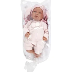 Babydocka, stl. 44 cm, ljusröd, 1 förp.