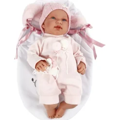 Babydocka, stl. 44 cm, ljusröd, 1 förp.