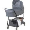 Babytrold Barnsäng, stl. 118x58x139 cm, grå, 1 st.