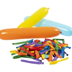 Ballonger, Avlånga, mixade färger, 100 st./ 1 påse