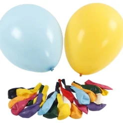 Ballonger, Dia. 43 cm, mixade färger, 50 st./ 1 förp.