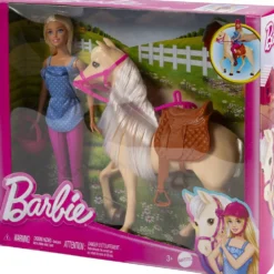 Barbie-Häst m. Ryttare, 2 st./ 1 set