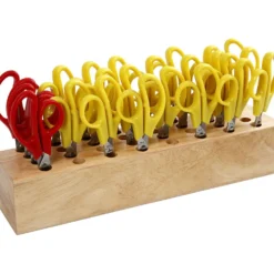 Barnsax, L: 12,5 cm, rund, 1 set