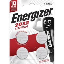 Batterier, CR2032, nr. CR2032, 4 st./ 1 förp.