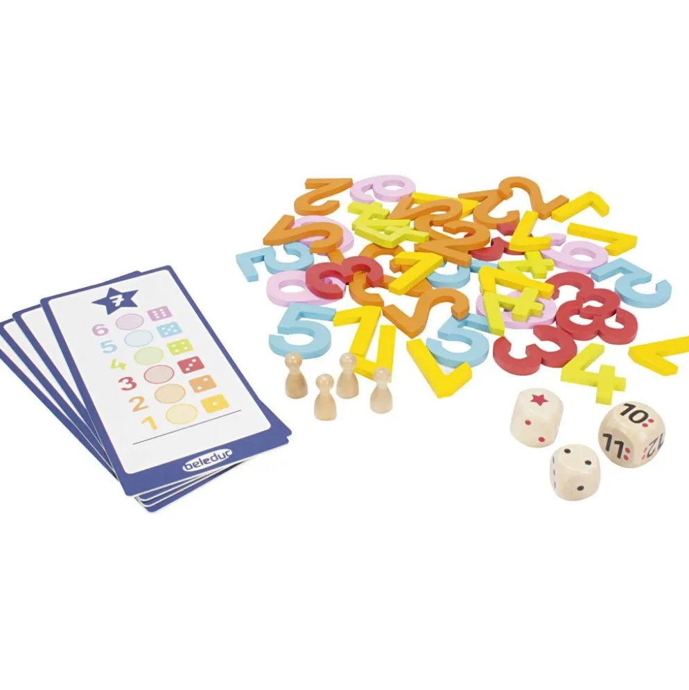 Beleduc Catch the Number, DE,ENG,FR, 51 delar/ 1 förp.