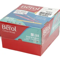 Berol Tusch, spets 1-1,7 mm, mixade färger, 288 st./ 1 förp.
