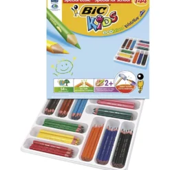 BIC Eco evolution färgblyertspennor, kärna 5 mm, mixade färger, 12 st./ 1 förp.