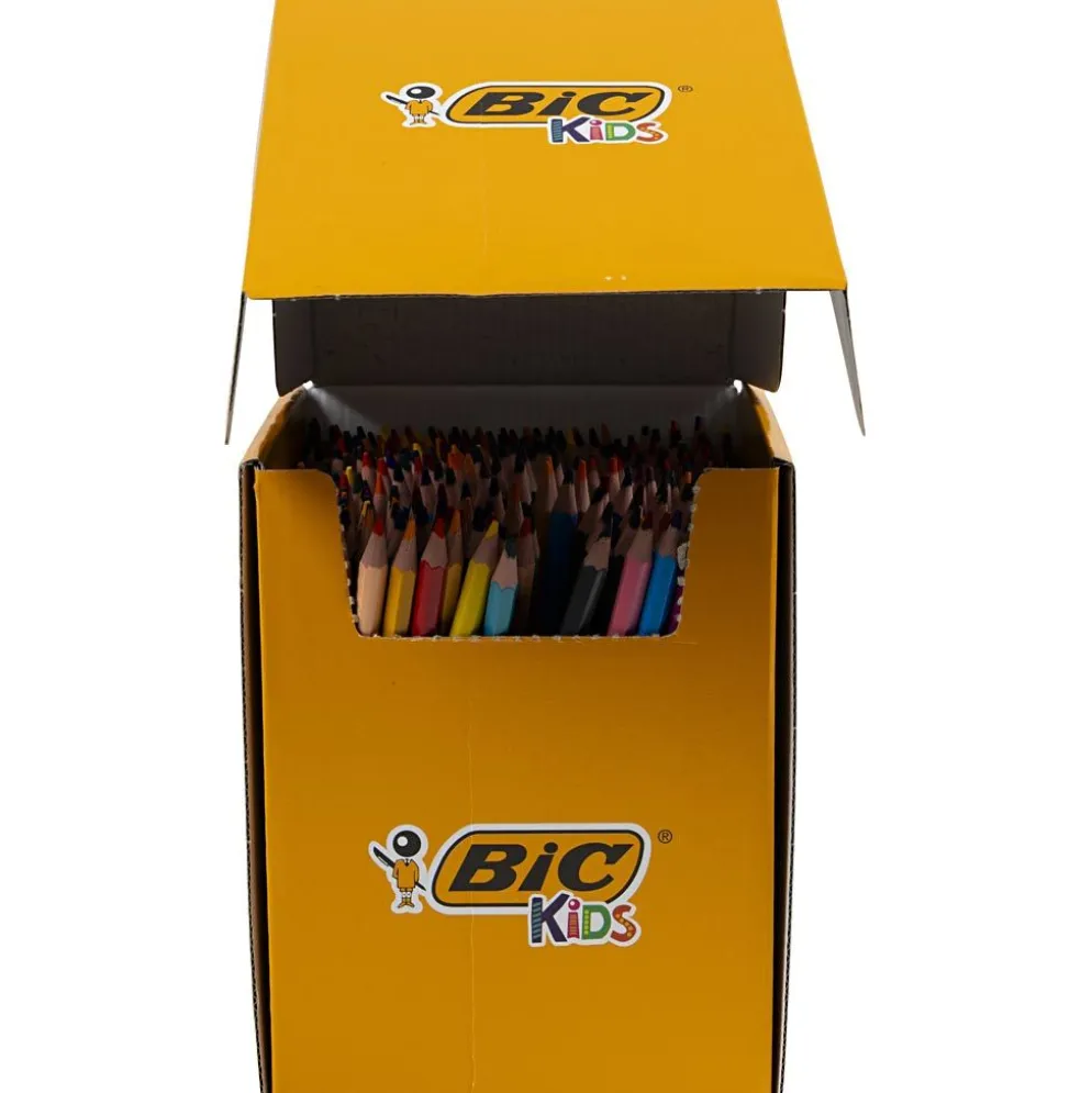 BIC Evolution Färgpennor, L: 17,5 cm, kärna 3 mm, mixade färger, 288 st./ 1 förp.