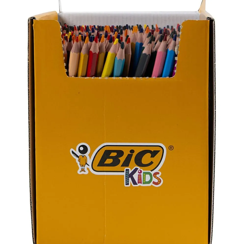 BIC Evolution Färgpennor, L: 17,5 cm, kärna 3 mm, mixade färger, 288 st./ 1 förp.