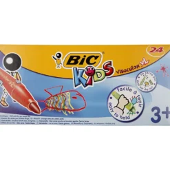 BIC Visa färgpenna, spets 3 mm, mixade färger, 24 st./ 1 förp.