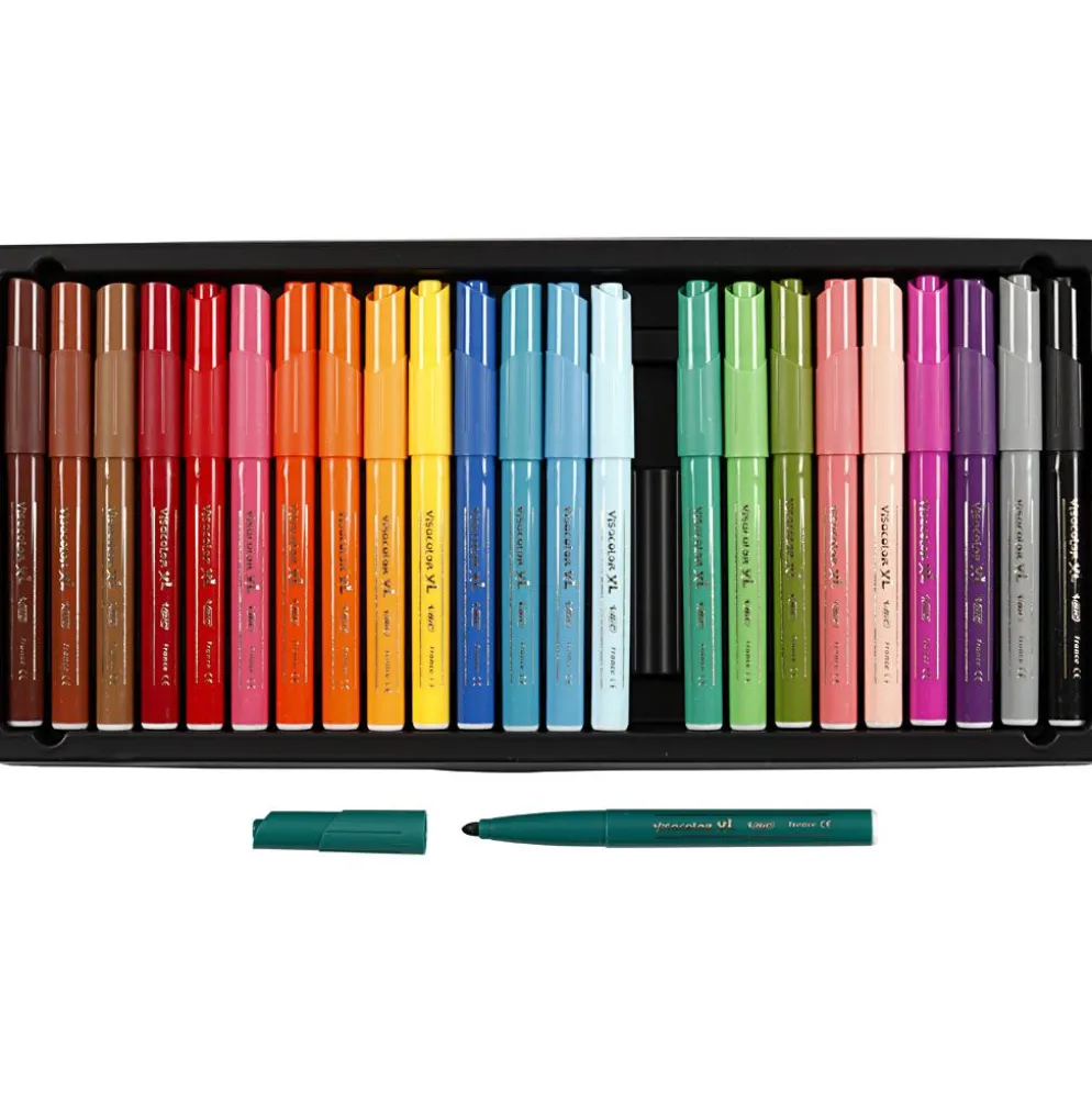 BIC Visa färgpenna, spets 3 mm, mixade färger, 24 st./ 1 förp.