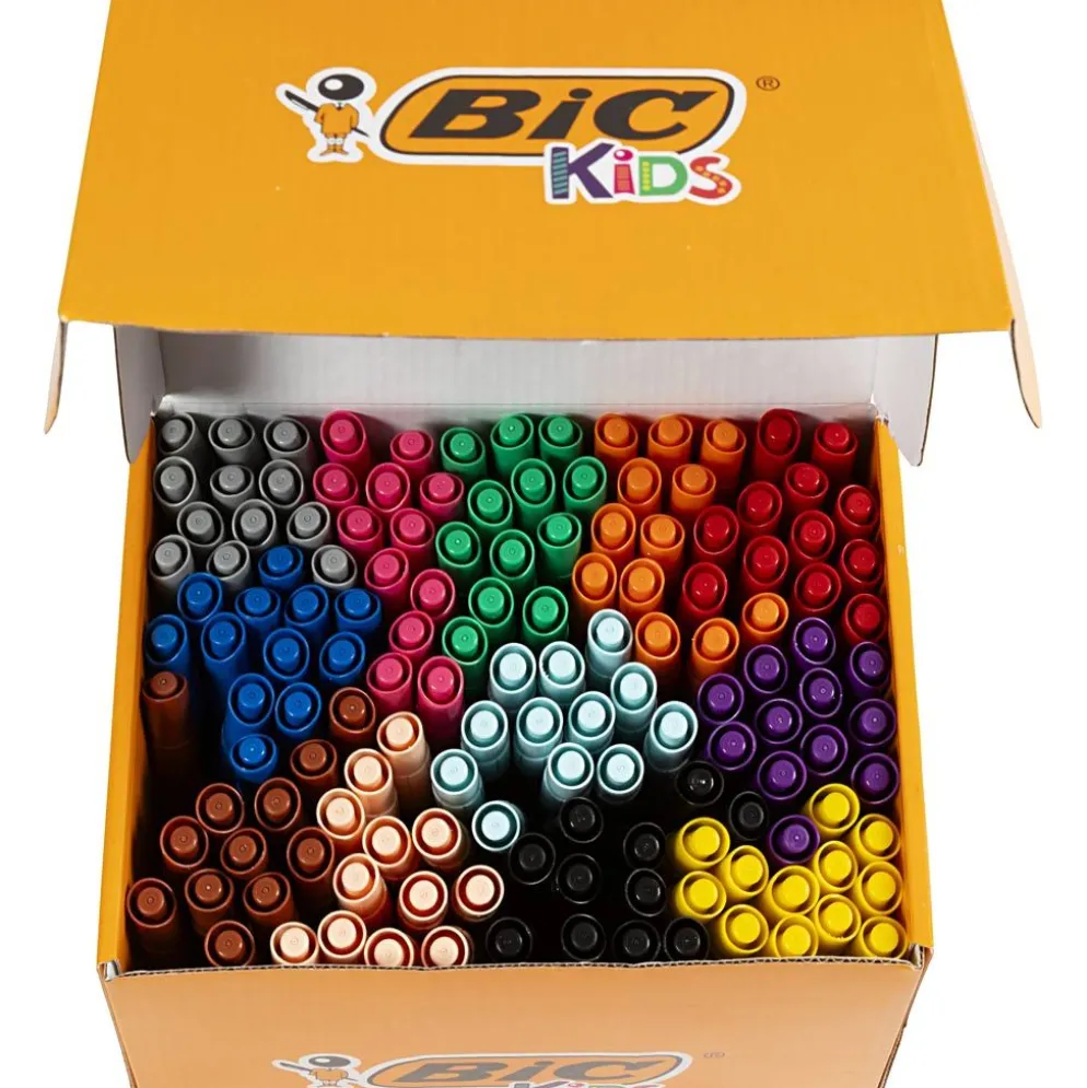BIC Visa färgpenna, spets 3 mm, mixade färger, 12x12 st./ 1 förp.