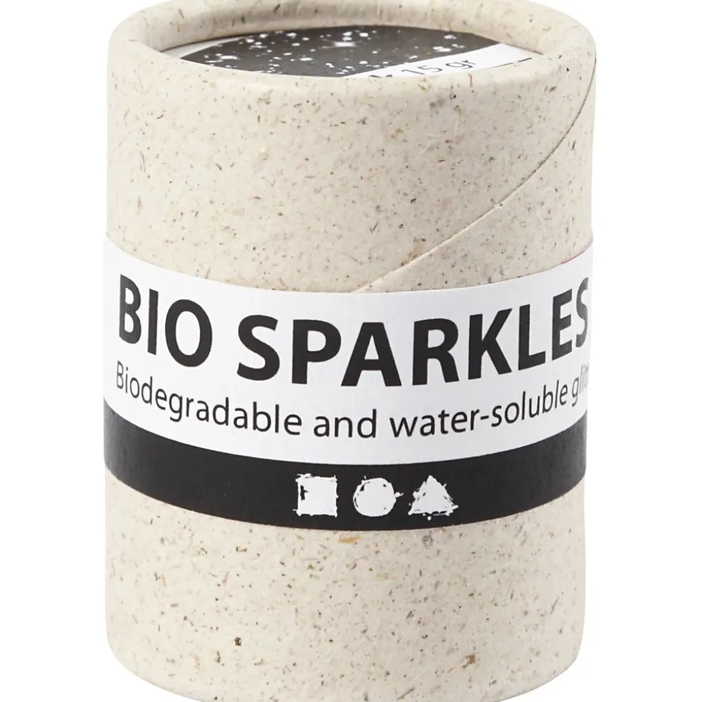Bio-glimmer, Dia. 0,4 mm, svart, 10 g/ 1 burk