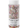 Biologiskt nedbrytbart glimmer och biologiskt nedbrytbara paljetter, mixade färger, 140 ml/ 1 burk