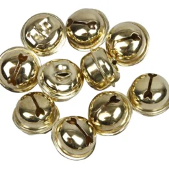 Bjällror, Dia. 13+15+17 mm, guld, 12 mix./ 1 förp.