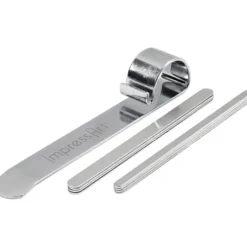Böjverktyg och metallband till armband, L: 15 cm, B: 6-106 mm, aluminium, 1 set