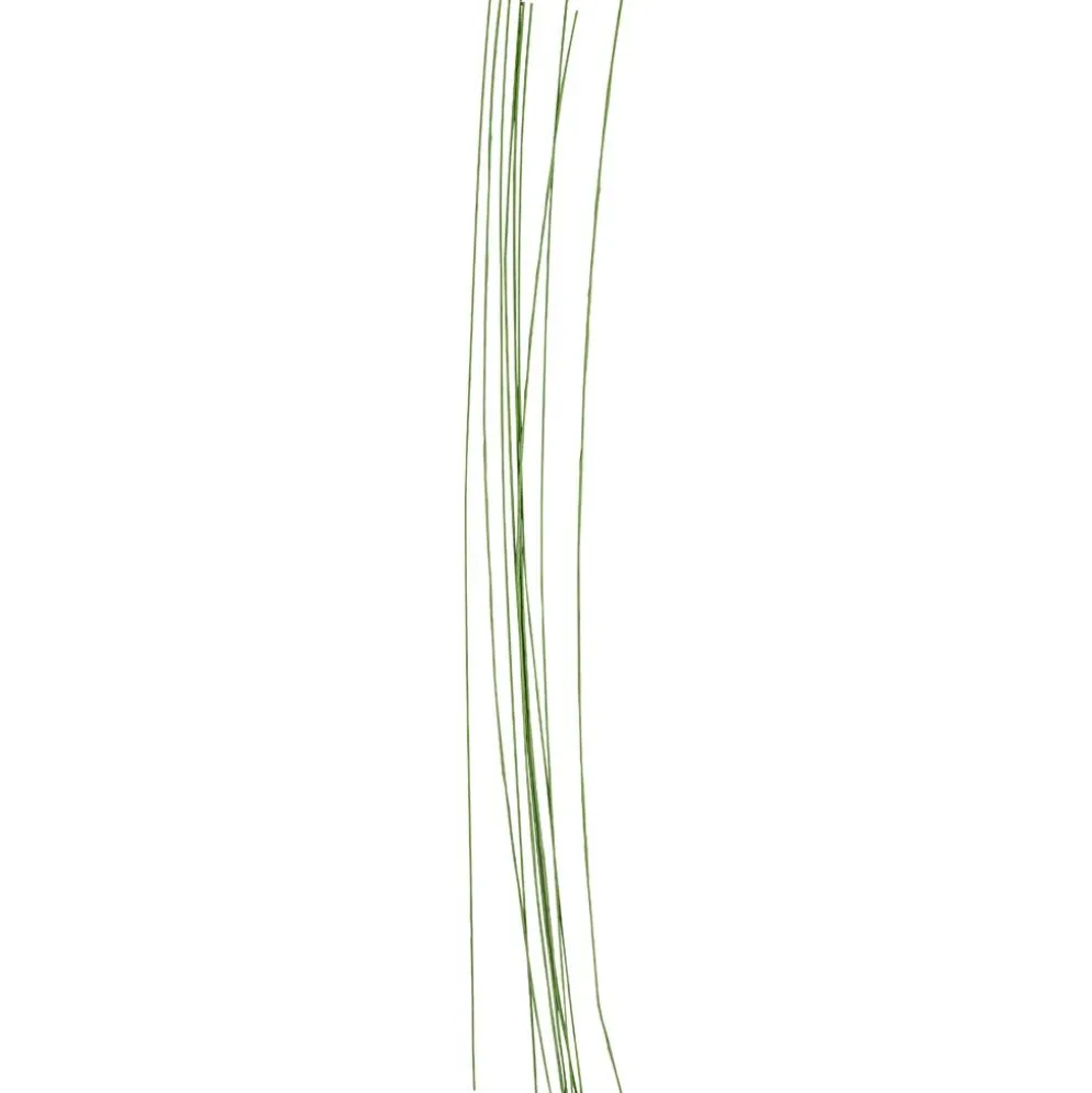 Blomstjälkar, L: 30 cm, Dia. 0,6 mm, grön, 20 st./ 1 förp.