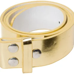Bälte utan spänne, L: 100 cm, B: 4 cm, guld, 6 st./ 1 förp.
