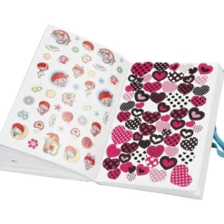 Bok med stickers, stl. 11,5x17 cm, 1 st.