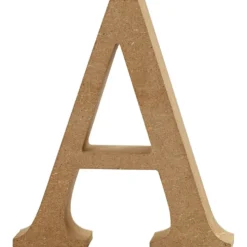 Bokstav, A, H: 8 cm, B: 7 cm, tjocklek 1,5 cm, 1 st.