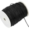 Bomullssnöre, tjocklek 2 mm, svart, 100 m/ 1 förp.
