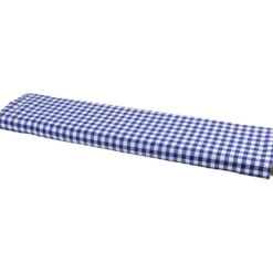Bomullstyg, B: 145 cm, rutor 1x1 mm, blå, vit, 5 m/ 1 förp.