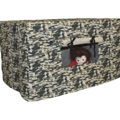 Bordstält i camouflage, stl. 120x80x70 cm, 1 st.