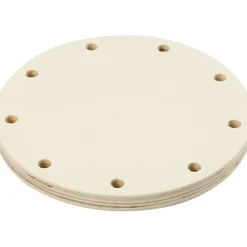 Botten till korgflätning, Dia. 12 cm, tjocklek 10 mm, 1 st.