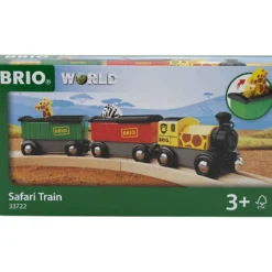 BRIO Lokomotiv med Djurvagnar, 3 st./ 1 set