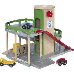 BRIO Rail & Road Parkeringshus, stl. 18,5x39x34,3 cm, 1 set