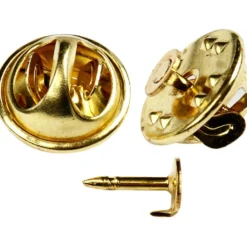 Broschknapp, Dia. 11,5 mm, förgylld, 25 st./ 1 förp.